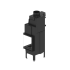 КАМИННАЯ ТОПКА С ВОДЯНЫМ КОНТУРОМ HITZE ALBERO AQUASYSTEM ALAQS54X39.R